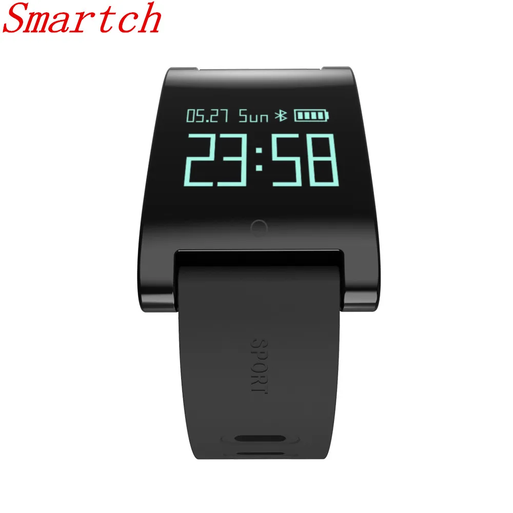 Smartch DM68 Smart Band Fitness Activity Tracker Cicret Bracelet Blood Pressure Oxygen Heart Rate Tracker for