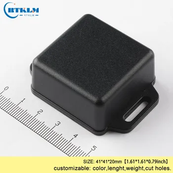

Abs electrical plastic case wall mounted distribution box plastic enclosure junction box 41*41*15mm 8pcs/lot diy black small box