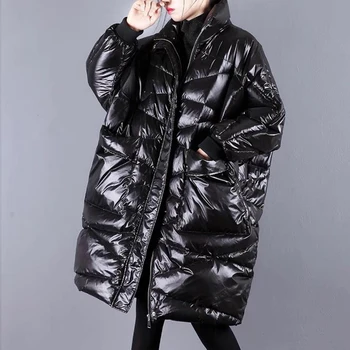 

Plus Size Winter Jacket Women Down Coat For Female Parka Thick Warm Casual White Duck Down Jacket Women Long Coats Outwear