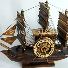 Пиратский корабль, подарки, поделки, предметы мебели, дом, гладкая твердая древесина, парусный спорт, образовательный унисекс, детский игровой Тип