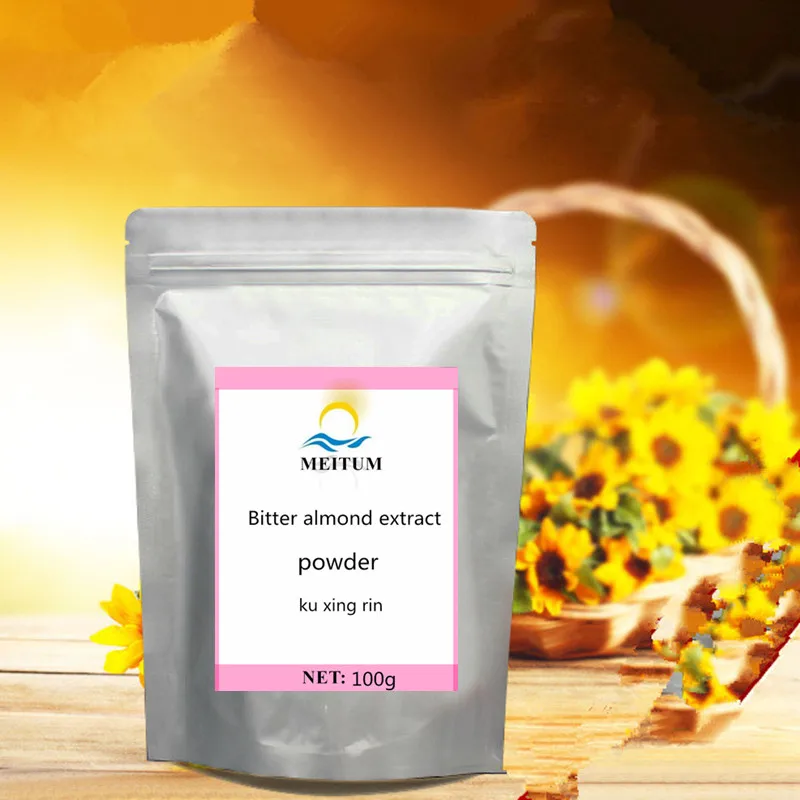

High quality bitter almond extract powder, relieve cough and asthma, moisten intestines and relieve constipation, bitter almond