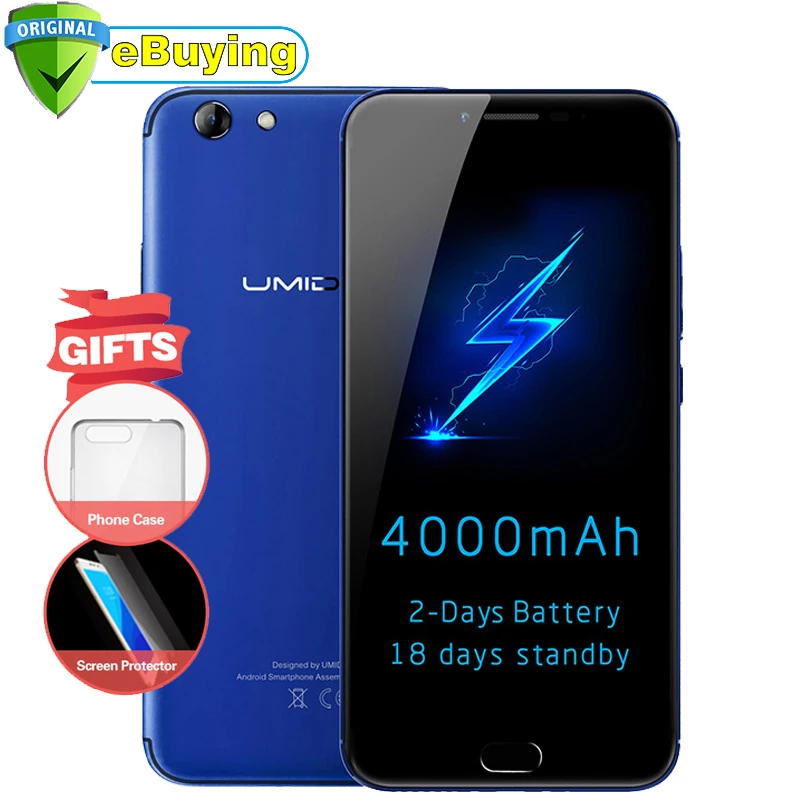 Umidigi C Примечание 2 смартфон 4 г Android 7.0 MTK6750 Octa Core 5.5 дюйма Экран ГБ Оперативная