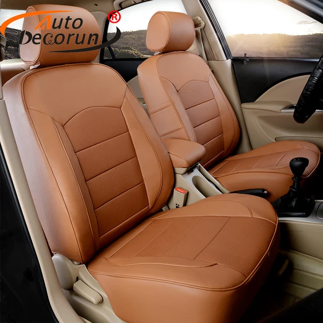 AutoDecorun Custom fit cover seat car for ford explorer 2016 2017 seat covers cars PU leather