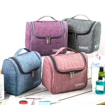 

Portable Waterproof Hook Tote Toiletry Bag Travel Makeup Cosmetic Organizer Bag