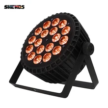 Алюминиевый сплав светодиодный 18x12 Вт RGBW освещение 4в1 Светодиодный прожектор DMX512 Дискотека профессиональный сценический DJ оборудование