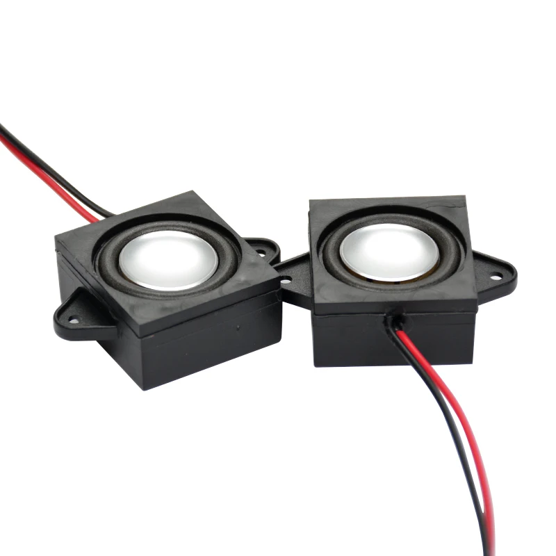 2Pcs Full Range Audio Portable Speakers 8 Ohm 3W Single Tone Mini Stero Advertising Computer Speakers