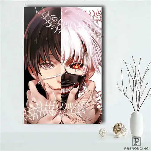 

Custom tokyo_ghoul (1)@ Printing Posters Cloth Fabric Wall Art Pictures For Living Room Decor#18-12-05-1-22