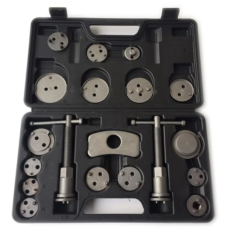 

19pcs Universal Auto Car Precision Disc Brake Caliper Wind Back Tool Kit Brake Pad Brake Pump Brake Piston Car Repair Tool Kit