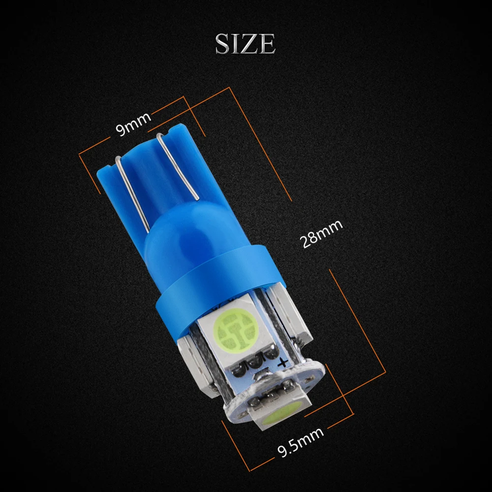 YM E Bright 1000X T10 194 168 W5W 5050 5 SMD автомобисветильник ные лампы свадебсветильник для