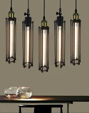 nordic retro Loft Style Iron Cage Dining Room Pendant lights Vintage Edsion Bulb Lighting Bar Cafe decor hanging light fixtures nordic retro Loft Style Iron Cage Dining Room Pendant lights Vintage Edsion Bulb Lighting Bar Cafe decor hanging light fixtures