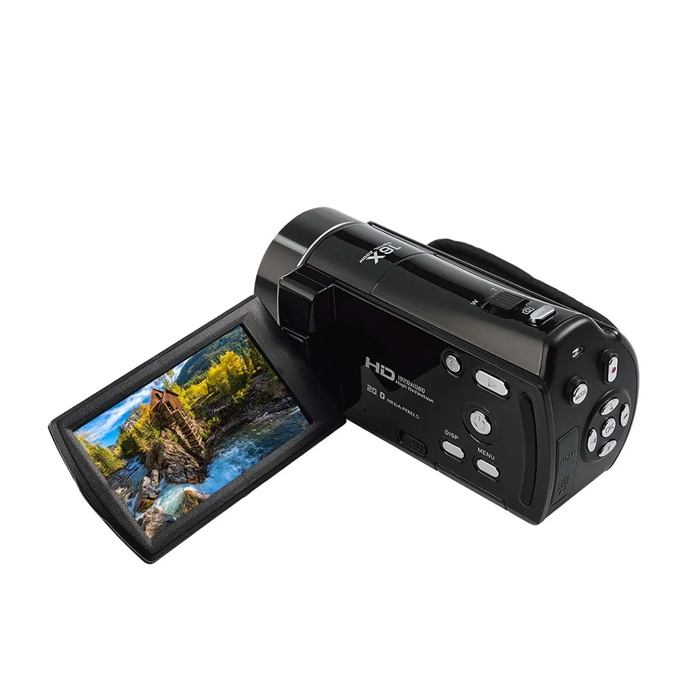 Ordro цифровая видеокамера HDV V7 1080P 30fps FHD мини портативная с дистанционным