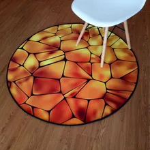 Украшение дома круглый ковры для Гостиная мультфильм мягкий ковер для детской комнаты Симпатичные Коврики Для Спальня компьютерное кресло Флоро коврик