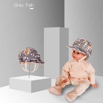 

Baby Head Protection Hat Shatter-resistant Cotton Hat Toddler Drop Crash Cap Safety Helmets Breathable Anti-collision Hat