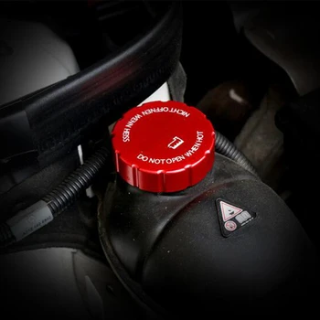 

blue red silver three colors special car water tank cover Sticker Cap Trim For Mercedes Benz C class GLC GLA GLK E