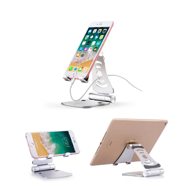 Tablet telephone desk stand holder Adjustable For iPad iPhone For Smartphone holder Metal Tablets font b