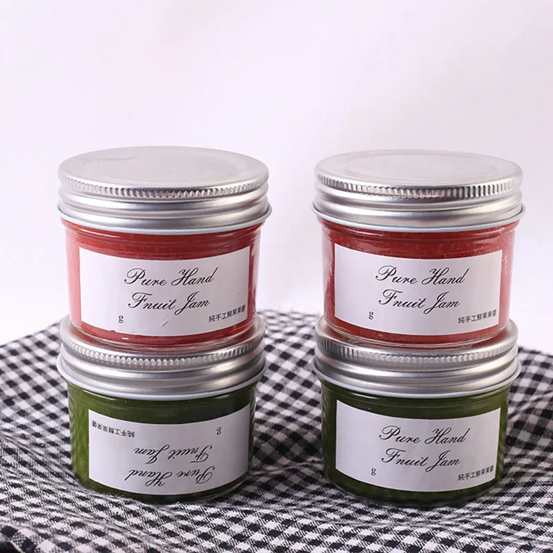 

140pcs/lot 100ml Glass Bottle Empty Jam Jar Wide Mouth Storage Bottle Food Packing Jar Aluminum Lids