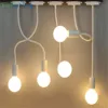 L40cm Hose Neck E27 Track Light Gooseneck Rail Ceiling Mounted Track Lighting Industrial Clothing Store Adjusted Rail Lamp Spots 2