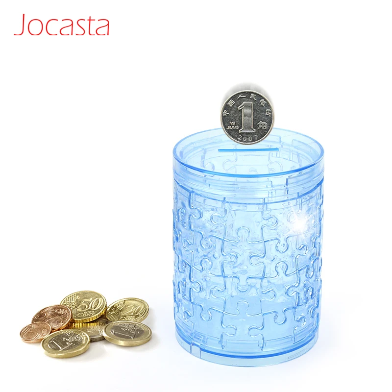 

DIY 3D Crystal Puzzle Assembly Cute Piggy Bank Money Box Jigsaw Puzzle Model Decoration Creative Gift Kids Toys For Children ]