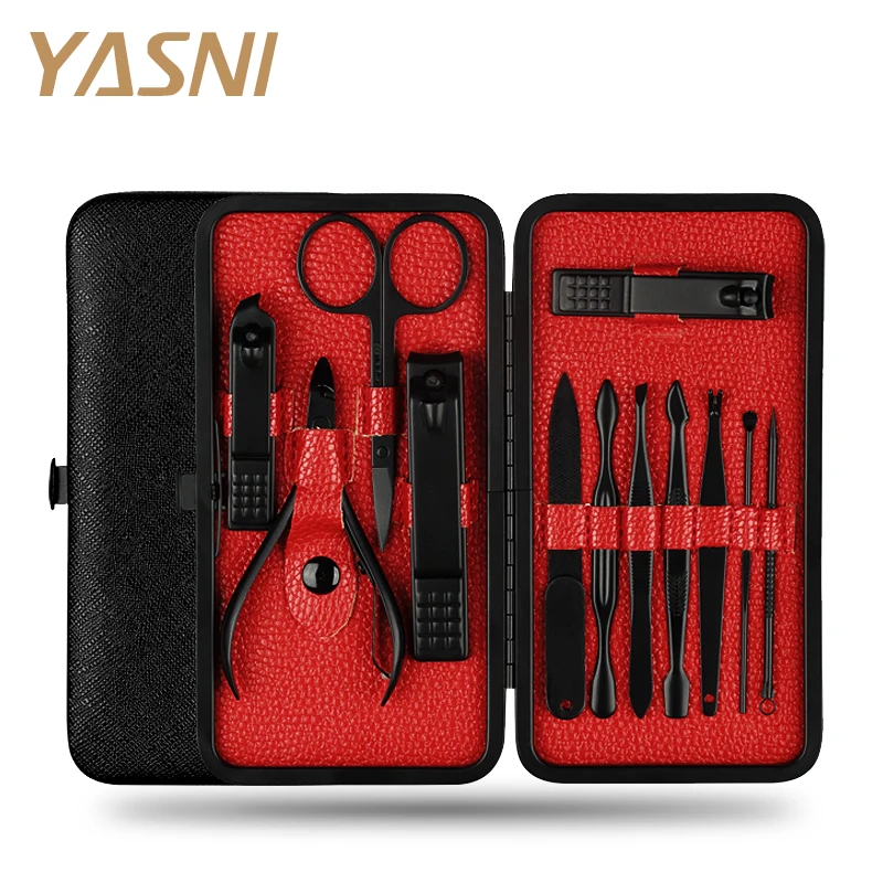

12 in 1 pcs Nail Clipper Kit Nail Care Set Pedicure Scissor Tweezer Knife Ear pick Utility Manicure Set Beauty Tools NT92