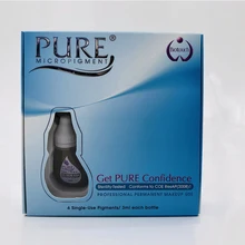 6 шт. США пигмент «Biotouch» получить чистый доверие чистый микропигмент Перманентный макияж татуировки чернила для бровей подводка для глаз Средний пепельный