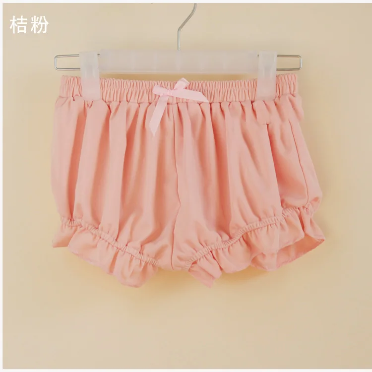 Оранжевые и розовые милые штаны с тыквой, мягкие леггинсы, 9 цветов, брюки в стиле Лолиты для девочек - Цвет: ORANGE PINK