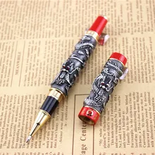 Отправить заправку шариковая ручка металл школьные офисные принадлежности dragon роликовые шариковые ручки высокого качества Роскошный бизнес подарок 007