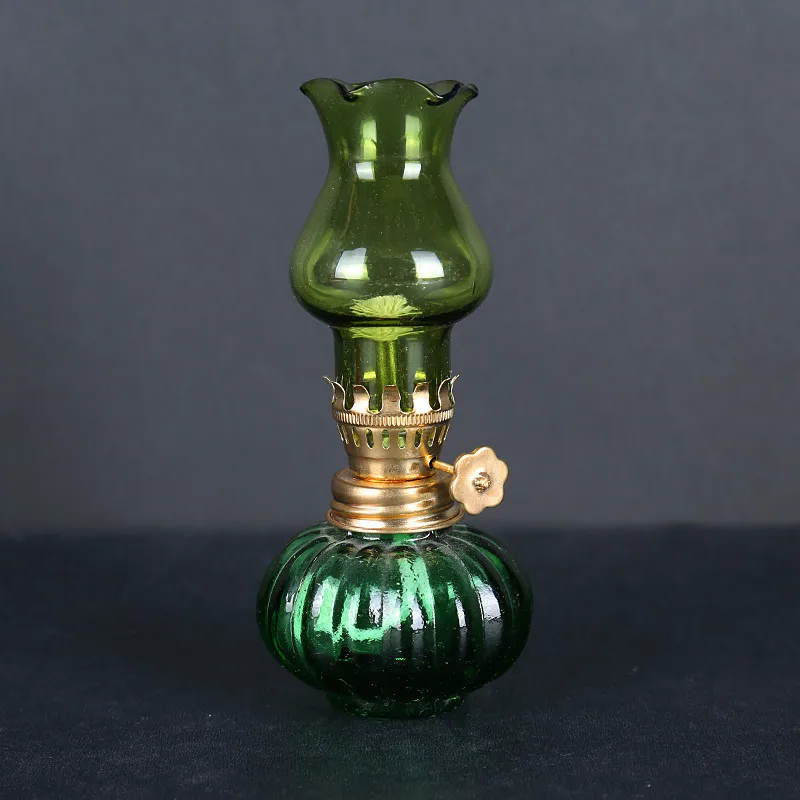2019 NEW Vintage Glass Kerosene Lamp Romantic Couple Camping Tent Camping Lamp Kerosene Christmas Present China Glass Crafts