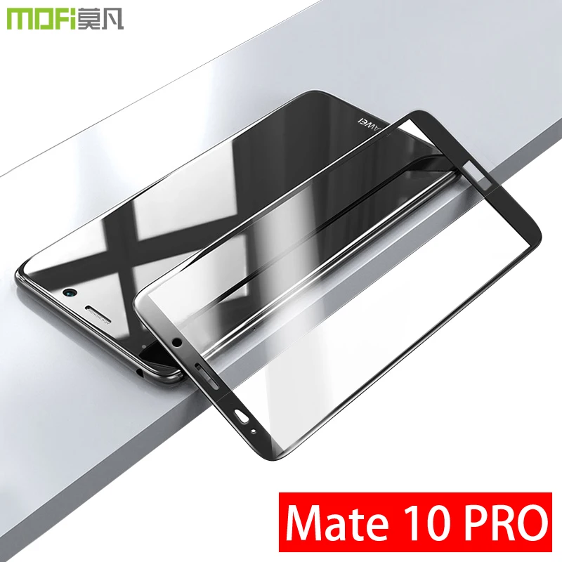 

For Huawei mate 10 pro screen protector mofi ultra thin front tempered glass full screen protector for huawei mate10 pro glass