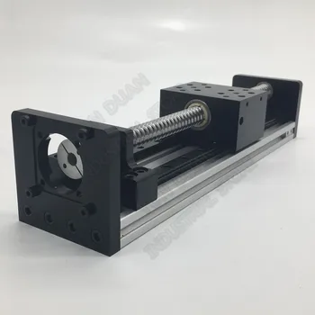 

300MM 0.3M Travel X Axis Double Rail Guide Sliding Table Motion Module Slide Linear Ballscrew Mobile Platform for CNC Gantry XYZ