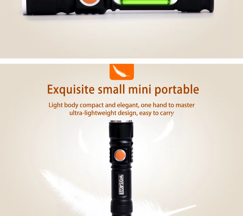 Flash Deal WOSAWE NEW USB Rechargeable Bicycle Flashlight LED 800 Lumen Bike Light Zoom Waterproof ultra bright Flash light 18650 Battery 8 Flash Deal WOSAWE NEW USB Rechargeable Bicycle Flashlight LED 800 Lumen Bike Light Zoom Waterproof ultra bright Flash light 18650 Battery 8