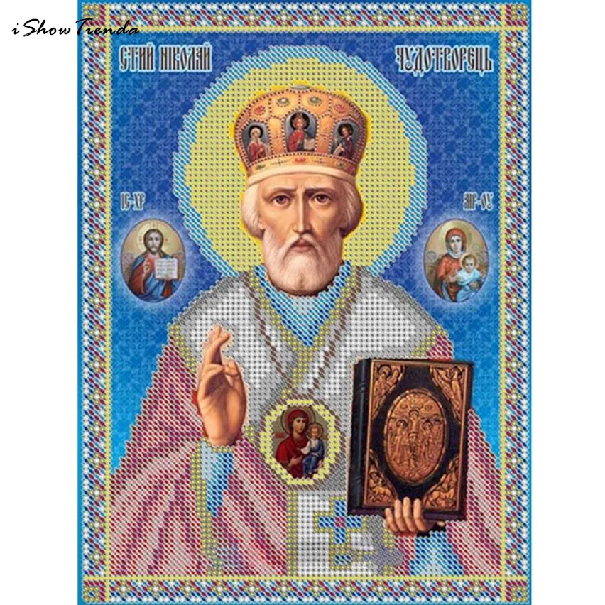 

1PC 20cm*25cm 5D Diy Diamond Religion Leader Icon Diamond Mosaic True Rhinestone Men Diamond Embroidery Rhinestones New