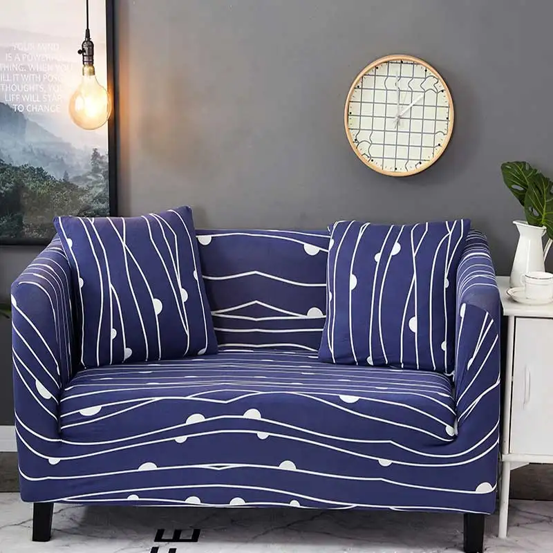 Простой стиль Slipcover Универсальный Эластичный Нескользящий полный Чехол для