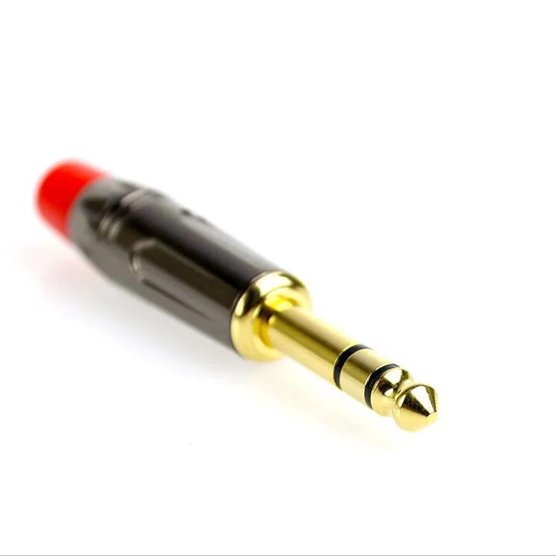 Аудиоадаптер с позолоченным штекером для микрофона 6 35 мм|plug gold|jack microphonejack plug |