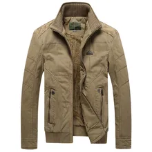 Куртки, флисовые мужские пальто, зимние пуховики и парки, куртки, брендовая одежда, теплая утолщенная армейская куртка с воротником-стойкой, Азиатский размер