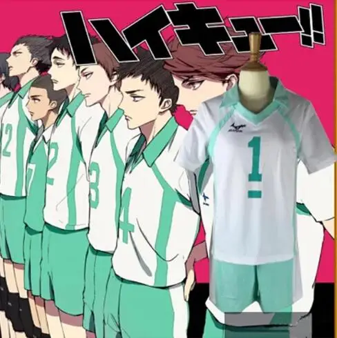 Костюм для косплея Haikyuu Tobio Kageyama Koushi Sugawara Oikawa Tooru одежда аниме Мужская школьная