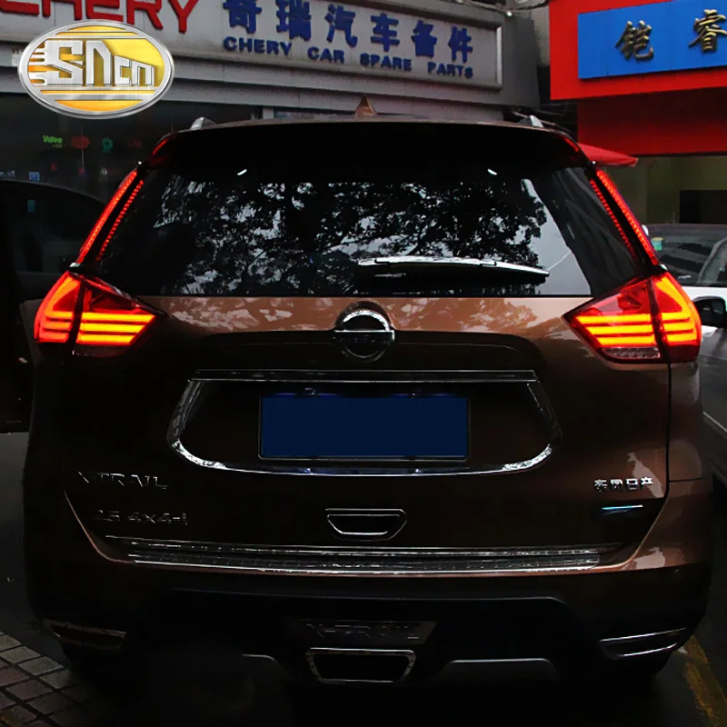 Автомобильный светодиодный фонарь светильник хвост светильник для Nissan X-trail T32- задние ходовые светильник+ тормозной светильник+ обратный+ указатель поворота светильник
