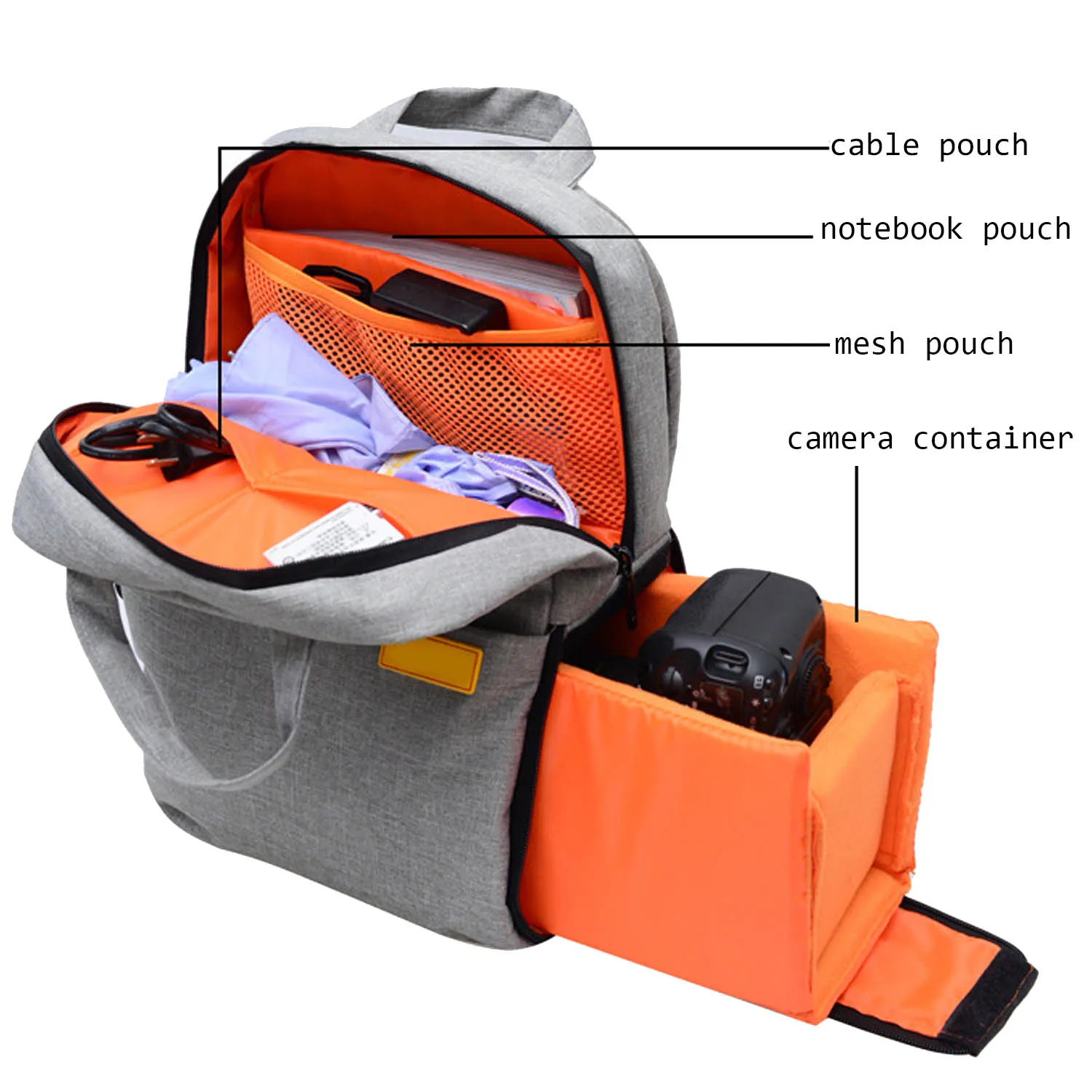 Besegad ударопрочный рюкзак для путешествий для хранения на плече, сумка для фото и видео, Сумка для DSLR камеры, Nikon, Canon, sony, Pentax