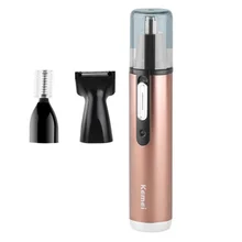 2 в 1 триммер для волос в носу безопасный для ухода за лицом для бритья Триммер для носа тример Электрический бритья 100 шт