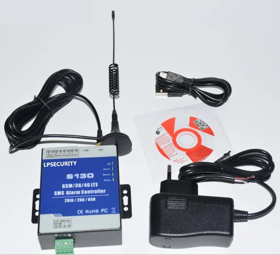 

S150 Direct Factory 12V Security Alarm System Supervision Monitoring GSM SMS Controller Alarm W/ 4 Optional Alarm Logic Inputs