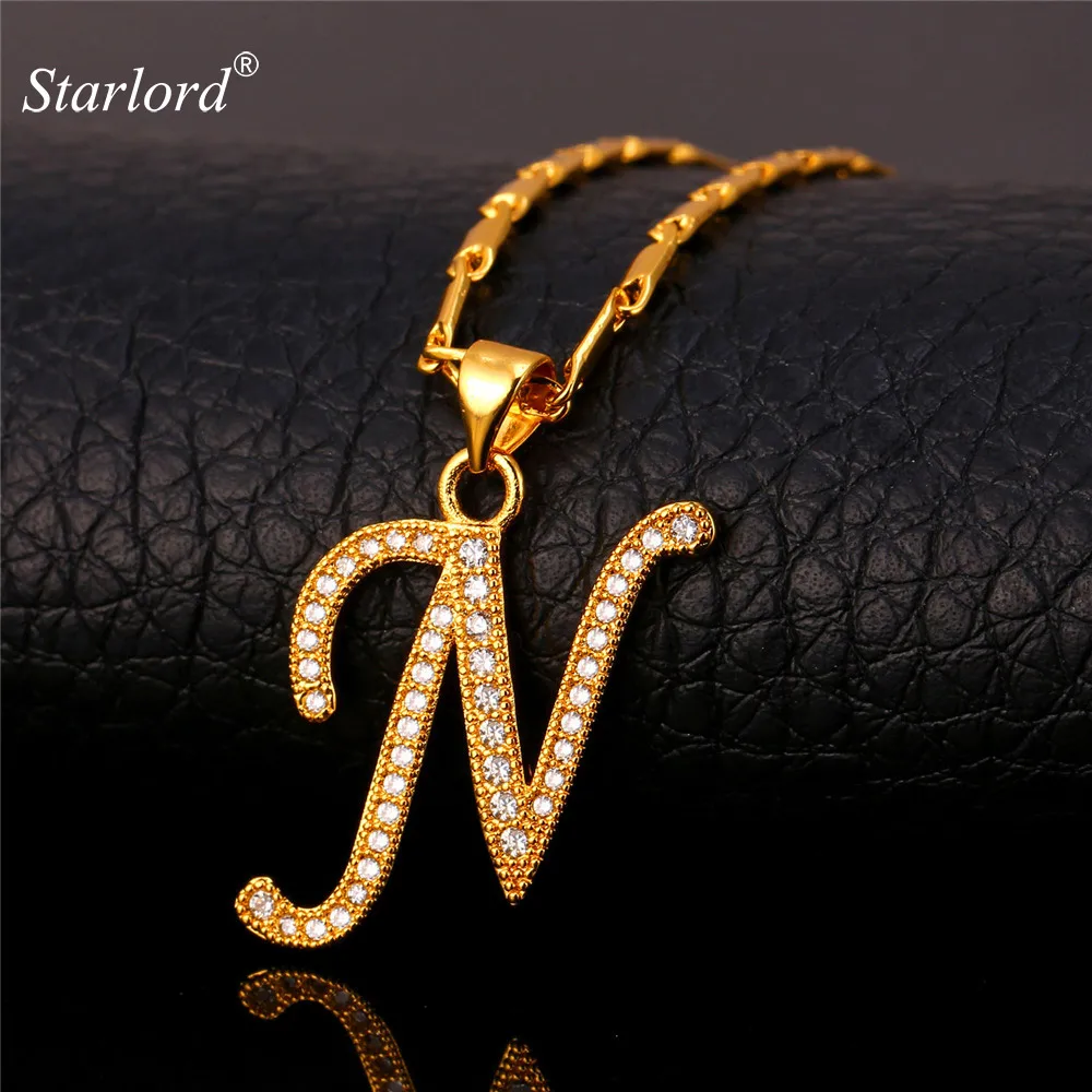 Online Awal N Surat Liontin Kalung Wanita Pria Personalized Hadiah Alfabet Perhiasan Emas Warna Kalung P1684 Harga Awal N Surat Liontin Kalung Wanita Pria Personalized Hadiah Alfabet Perhiasan Emas Warna Kalung P1684