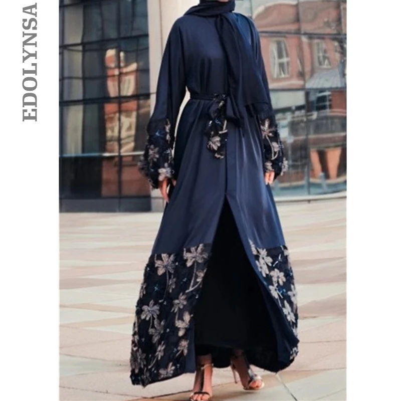 Женское мусульманское платье Abaya Дубай кафтан исламский хиджаб вечерние платья