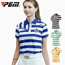 Женская рубашка для гольфа, для соревнований, для тренировок, для занятий спортом, для личного лета, в полоску зебры, как Базовая рубашка, джемпер