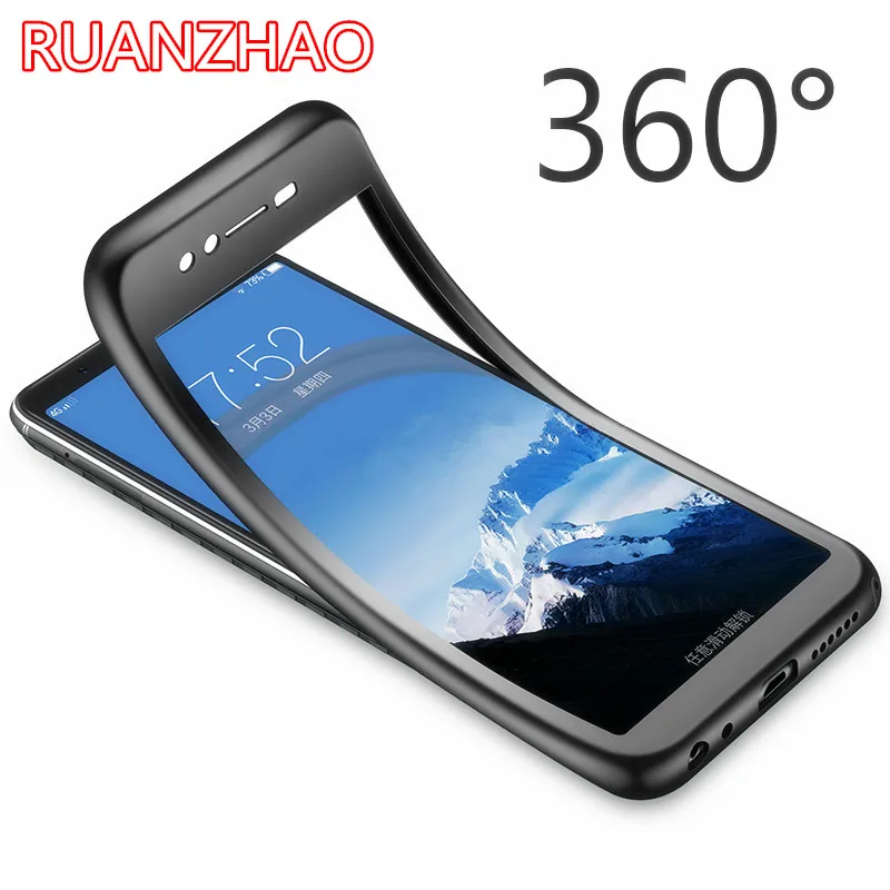 

360 Degree Soft Case For Huawei P10 P20 Lite Cover Honor 9 8 note 10 Lite 7A Y9 Y6 Y5 2018 P Smart Silicone Full Cases noav 3i