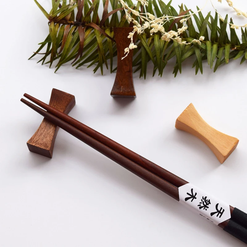 Lekoch 10pcs/lot Japanese Chopsticks Holder Solid Color Chopsticks