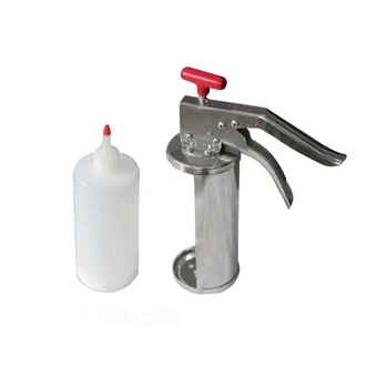 

Stainless Steel Hamburger gun, Salad Dressing gun tomato sauce gun with one bottle Top Quality