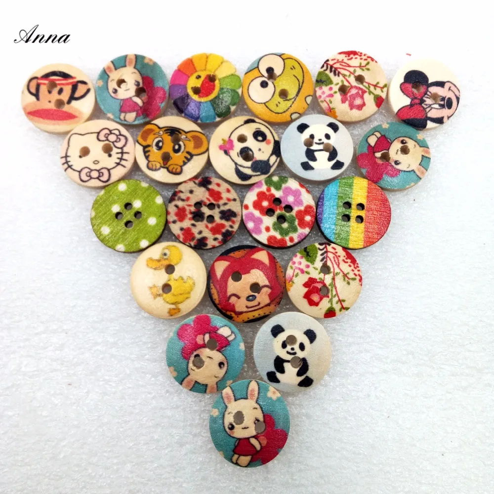 

30g Top Quality Rich Style 30 Gram Buttons Decorative Cute Wood Resin Promotions Mixed Sewing Scrapbook Sewing Party supplies