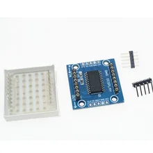 1 компл. MAX7219 матричный модуль, блок управления MCU управления приводом светодиодный модуль дисплея# Hbm0316