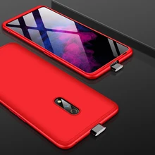 Voor Funda OPPO realme 3 pro X lite Hard PC Case 3 in 1 Afneembare 360 cover Case voor OPPO realme3 pro X lite behuizing(China)