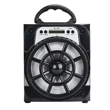 

VOBERRY Super Outdoor Bluetooth Wireless Portable Speaker Bass With LED Light with USB/TF/AUX/FM Radio Support MP3/MP4