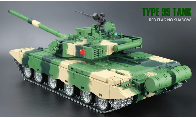 Heng Long Китайская армия ZTZ 99A MBT 1/16 Масштаб 2,4 ГГц RC основной боевой танк конечная металлическая Версия с дымом, звуком и BB пушкой